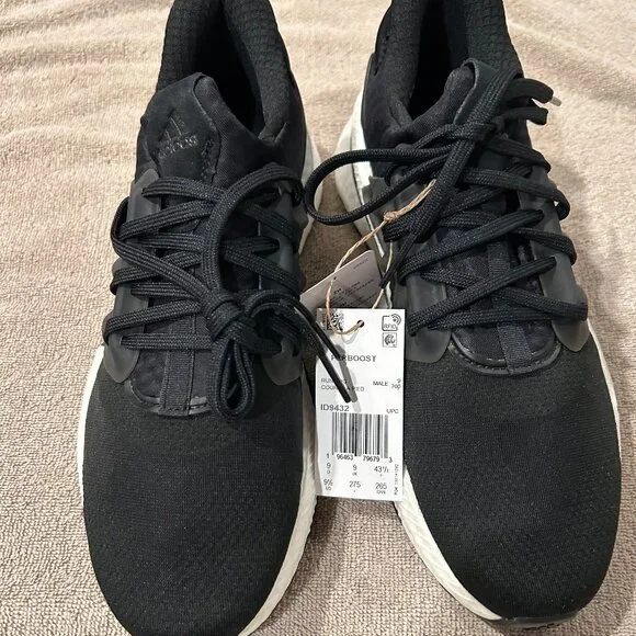 NIB NWT Adidas X_PLRBOOST Black White ID9432 - Picture 3 of 5